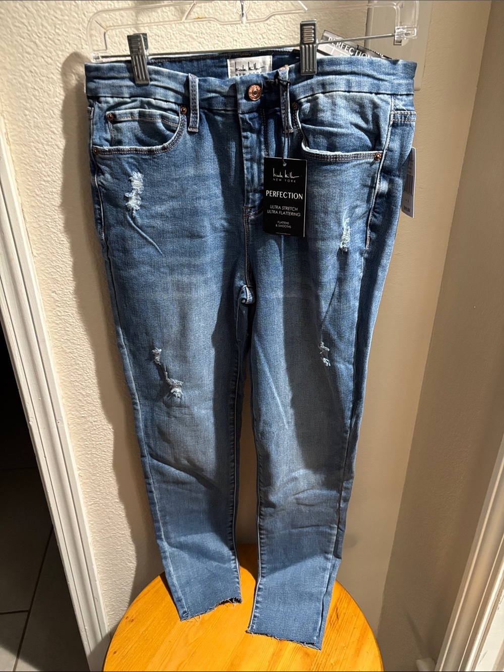 Nicole Miller New York Blue Denim Jeans 6 NWT